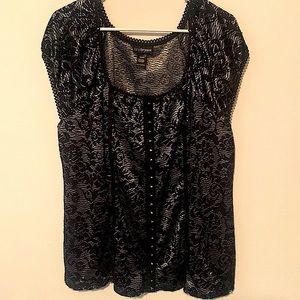 Lane Bryant Short Sleeve Blouse